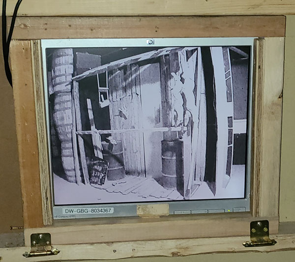 Framed Monitor With Video