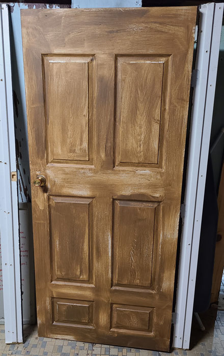 Painted Brown Door