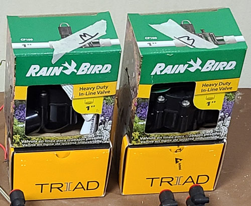 Rain Bird Valves (Air Cannon)