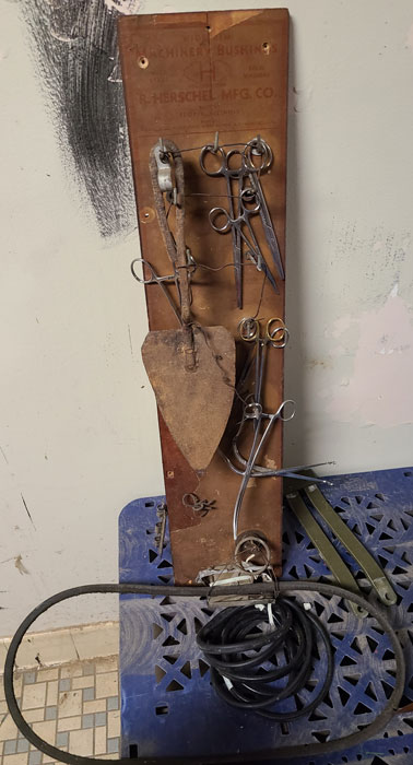 Board with Scissors