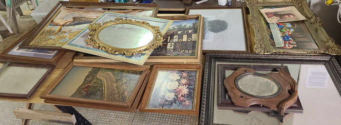 Framed Pictures And Mirrors
