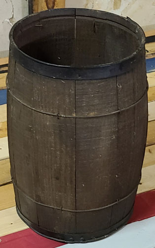 Small Wooden Barrel